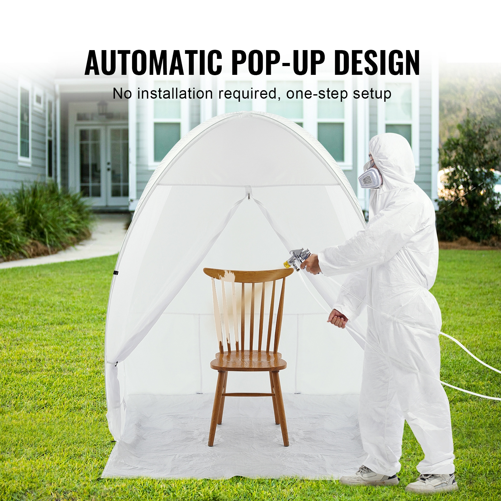 Portable Spray Paint Tent Booth For Diy Projects And Crafting_voghion.com